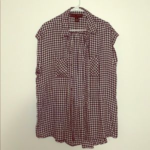 Long Button Down Top